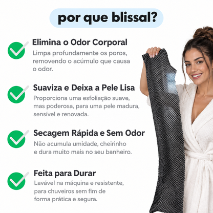 Toalha de Banho Esfoliante Antibacteriana - Blissal™