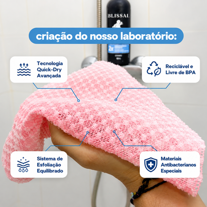 Toalha de Banho Esfoliante Antibacteriana - Blissal™