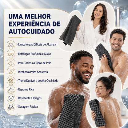 Toalha de Banho Esfoliante Antibacteriana - Blissal™