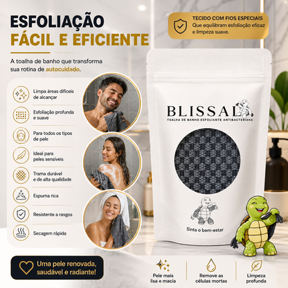 Toalha de Banho Esfoliante Antibacteriana - Blissal™